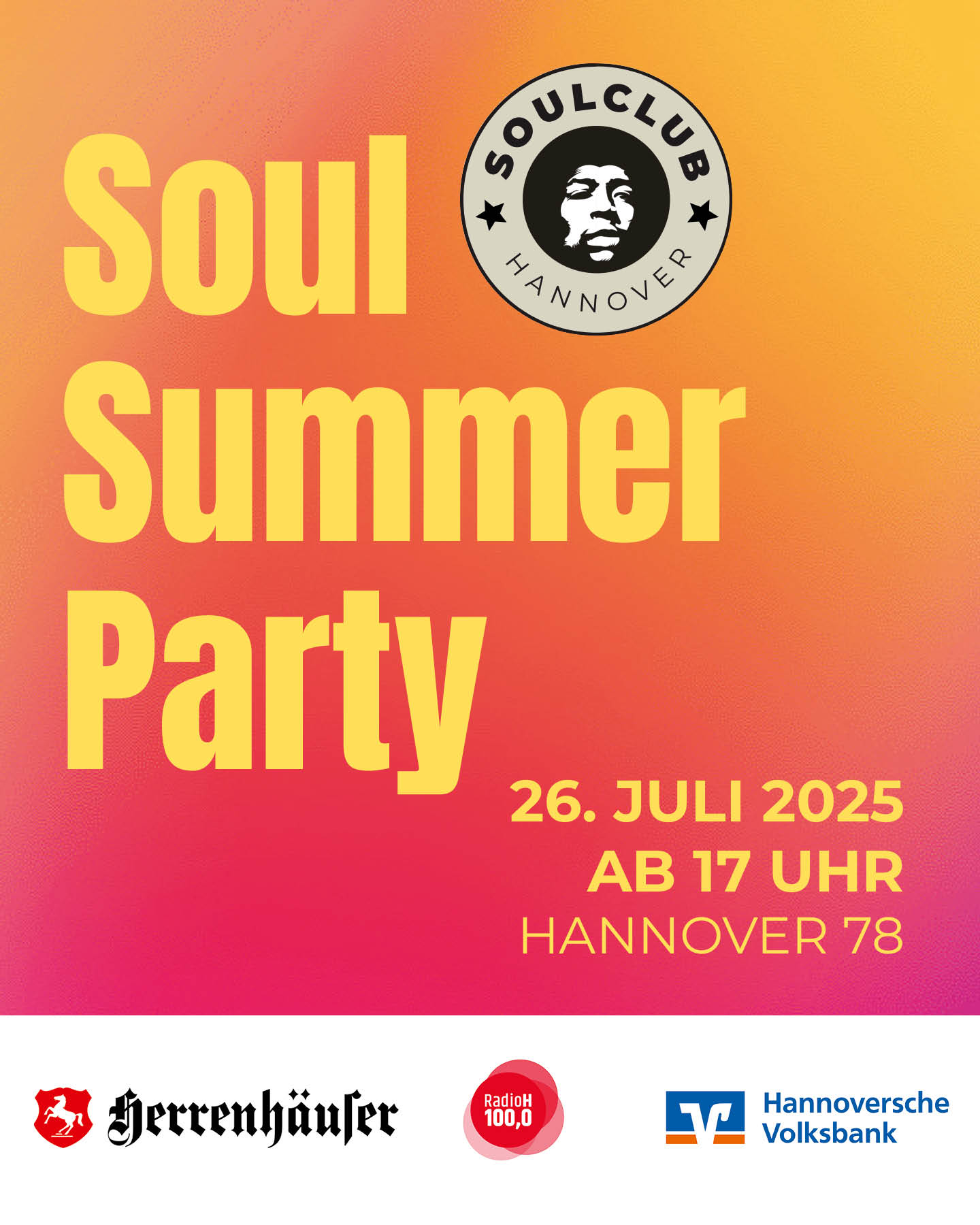 Soulclub Soul Summer Party 2025 Instagram 2025-05-31 Veranstaltungsposter Tanz in den Mai 2025