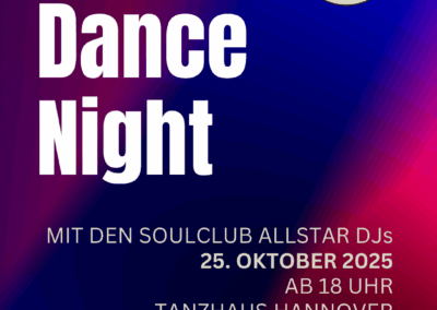 Soul Dance Night Ankündigung